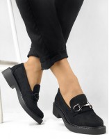 Sergio Leone naiste mustad kingad (loafers) DBT196CZMI